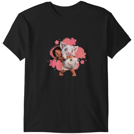 Disney Moana 2 Little Sister Simea and Pua Island Friends T-Shirts