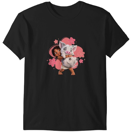 Disney Moana 2 Little Sister Simea and Pua Island Friends T-Shirts
