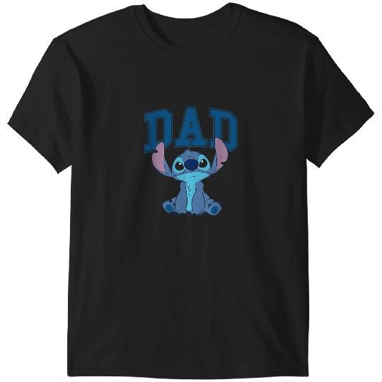 Disney Lilo Stitch  Dad Cool Stitch Collegiate L T-Shirts