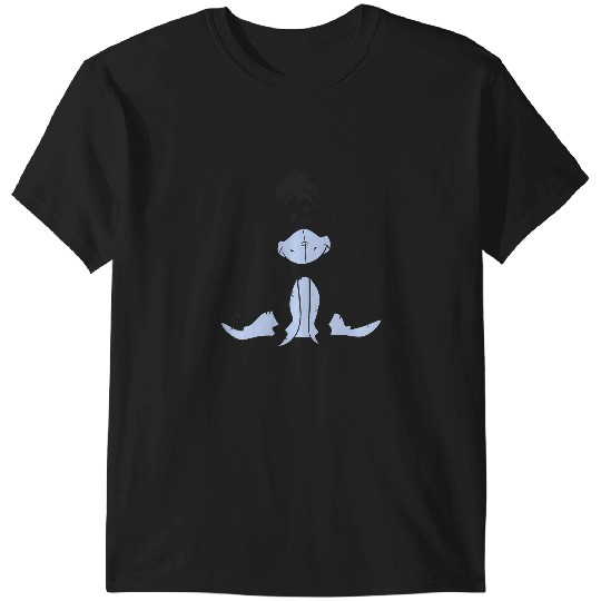 Disney Winnie The Pooh Eeyore Simple Sketch Portrait T-Shirts