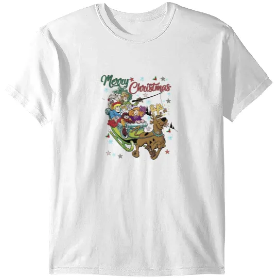 Christmas Scooby Doo Unisex T Shirts, Disney Scooby Doo Xmas T Shirts