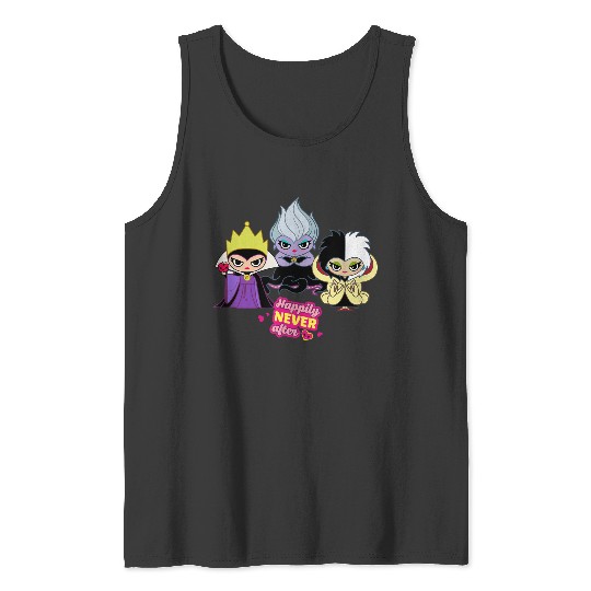 Disney Villains Queen Ursula Cruella Happily Never After Tank Tops