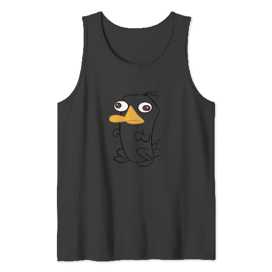 Disneys Phineas And Ferb Perry The Platypus Cute Portrait Tank Tops