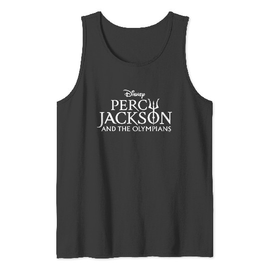disneys Percy Jackson And The Olympians Series Title Logo  Gifts Tank Tops