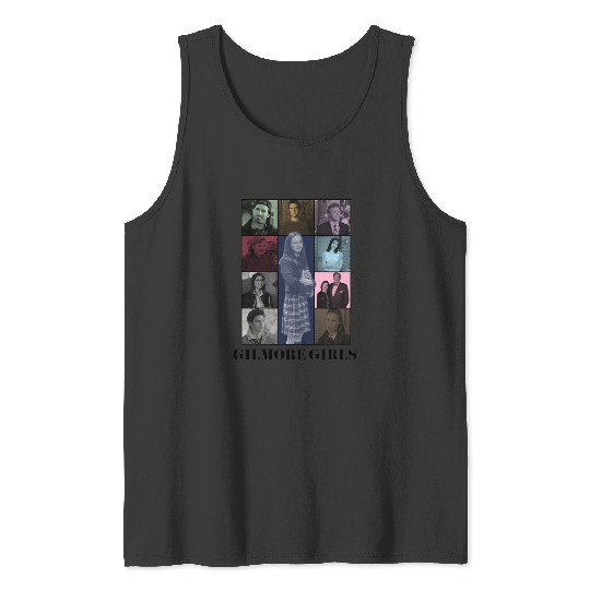 Gilmore Girls Eras Tour Poster (Black Print) Tank Tops