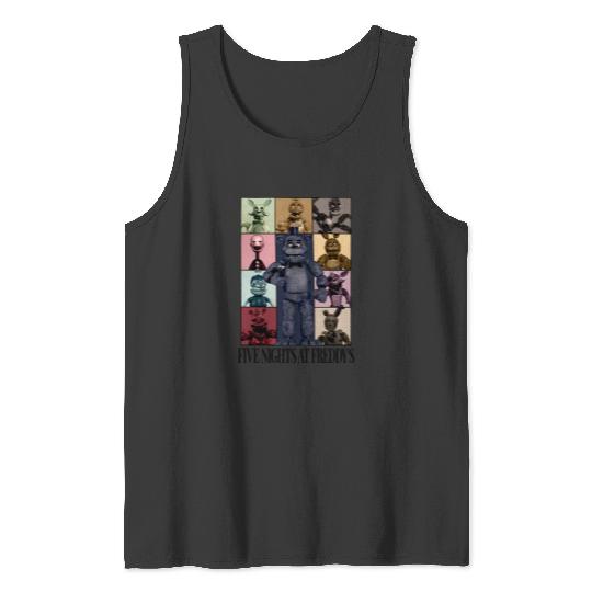 Five Nights At Freddys Eras Tour Tank Tops