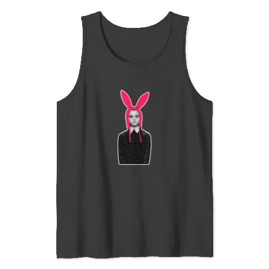 Wednesday Addams Bobs Burgers Addams Family Mashup (1) Tank Tops