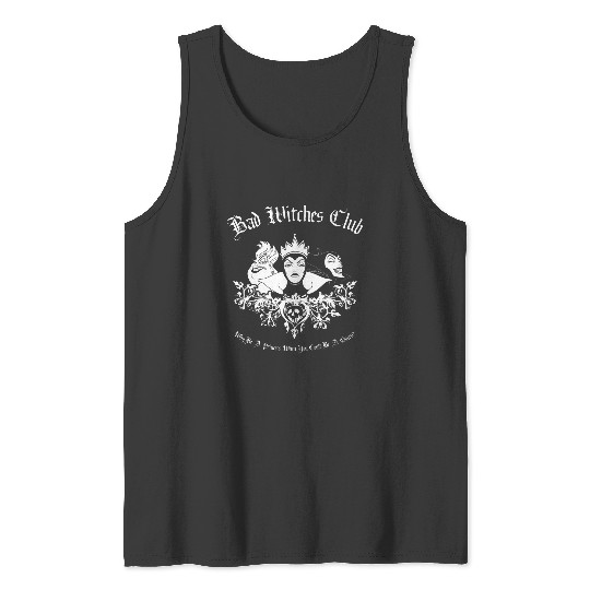 Dísney Villains Bad Witches Club Group Shot Vintage Tank Tops