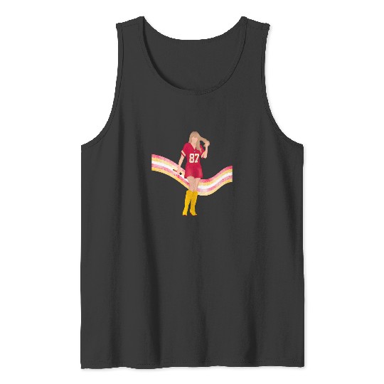 taylorr Swift x Travis Kelce Jersey (V5) Tank Tops