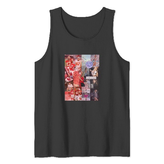 taylorr Swift and Travis Kelce Tank Tops