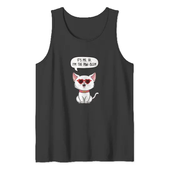 Anti-hero Taylorr Swift Cat Tank Tops