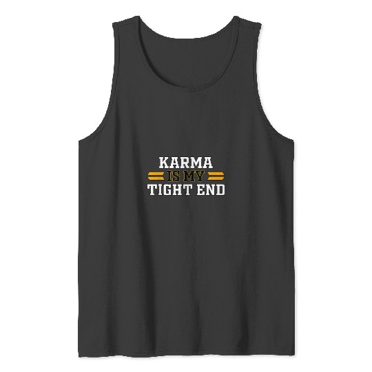 Karma is My Tight End Shirt, Karma Is My Tight End Vintage Unisex Shirt, Taylorr Swift Travis Kelce S Tank Tops