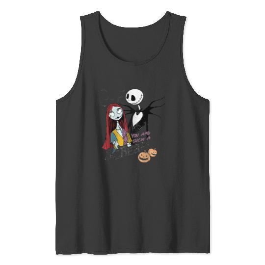 disneys The Nightmare Before Christmas Jack Sally Scream Raglan Tank Tops