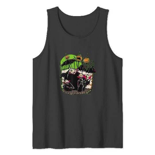 disneys 100 Nightmare Before Christmas Halloween Vampires Tank Tops