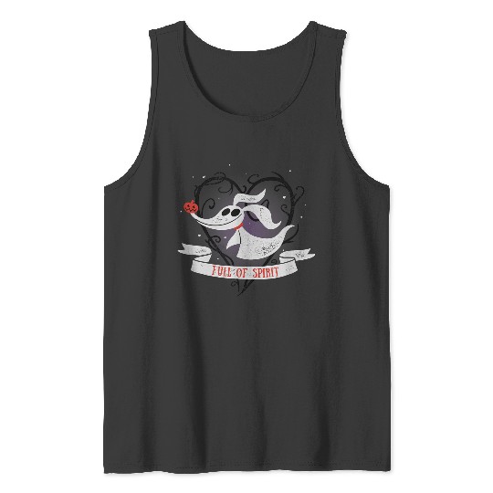 disneys The Nightmare Before Christmas Zero Full Of Spirit Tank Tops