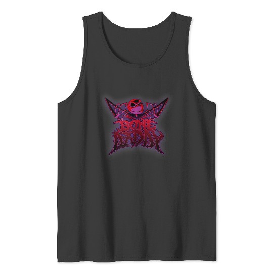 disneys The Nightmare Before Christmas Bone Daddy Neon Poster Tank Tops