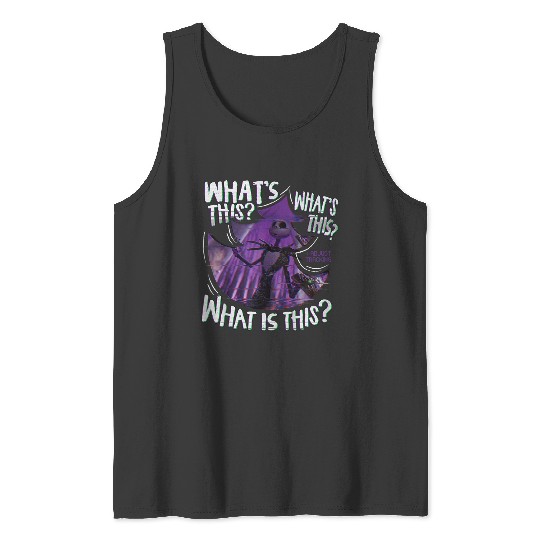 disneys The Nightmare Before Christmas Jack What's This Tank Tops