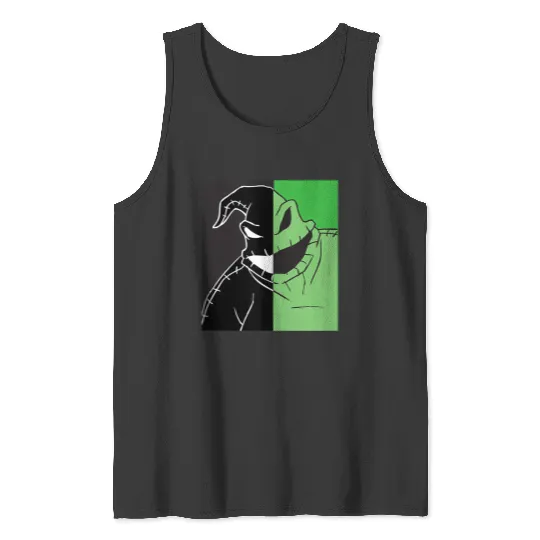 disneys The Nightmare Before Christmas Oogie Boogie Split Tank Tops