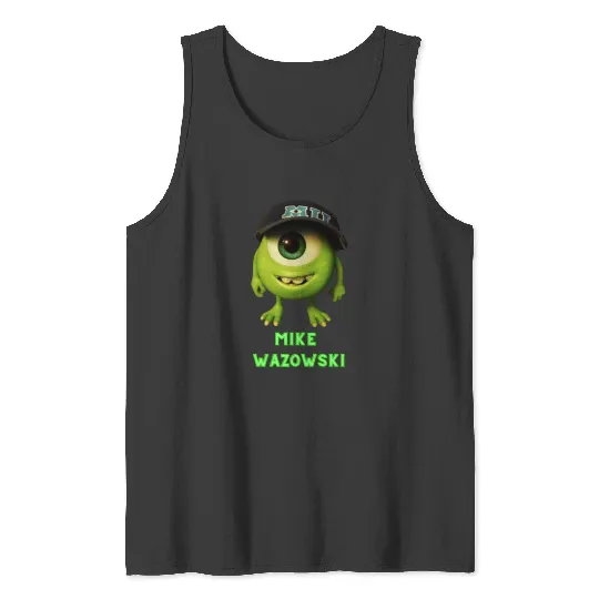 Disney-Parks Monsters Inc Mike Wazowski Tank Tops