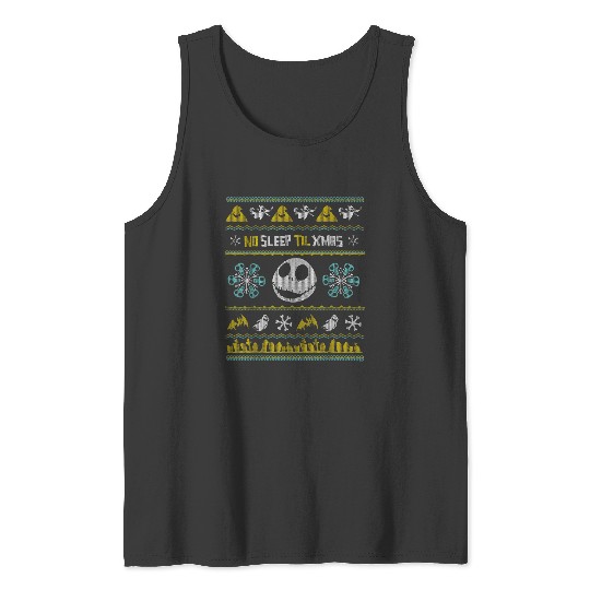 disneys The Nightmare Before Christmas Ugly Christmas Sweater Tank Tops