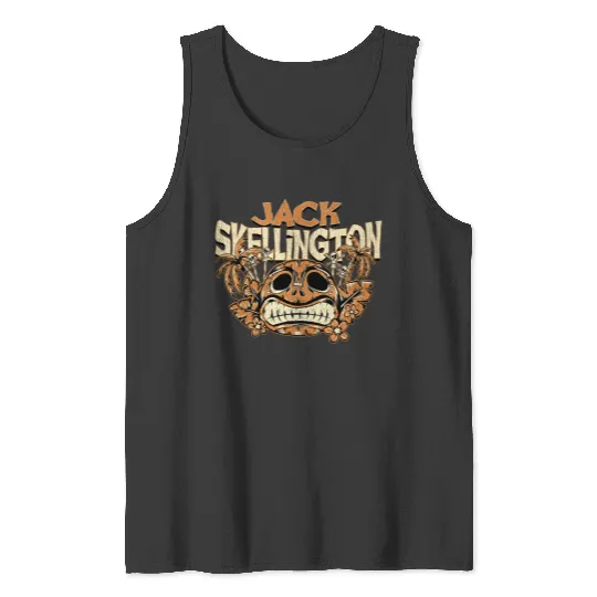 disneys The Nightmare Before Christmas Jack Skellington Tiki Tank Tops