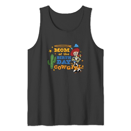 disneys And Pixars Toy Story Mom Of The Birthday Cowgirl Tank Tops