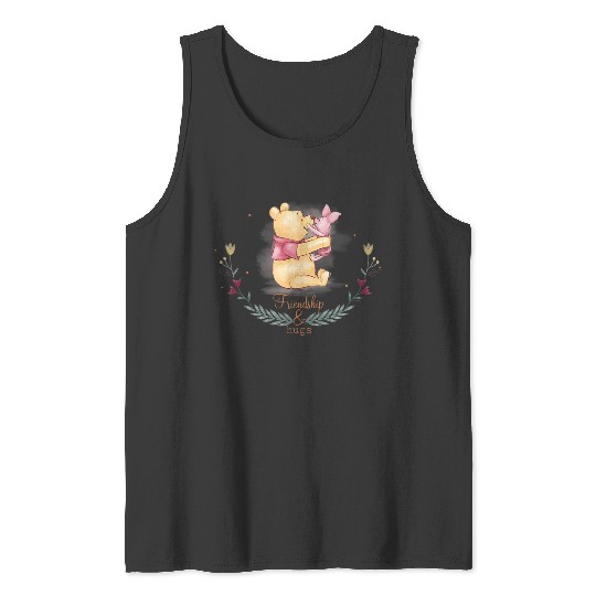 disneys Winnies The Pooh And Piglet Friendship And Hugs Tank Tops
