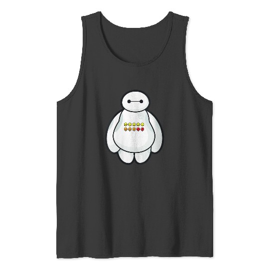 disneys Big Hero 6 Baymax Displaying Different Levels Of Pain Tank Tops