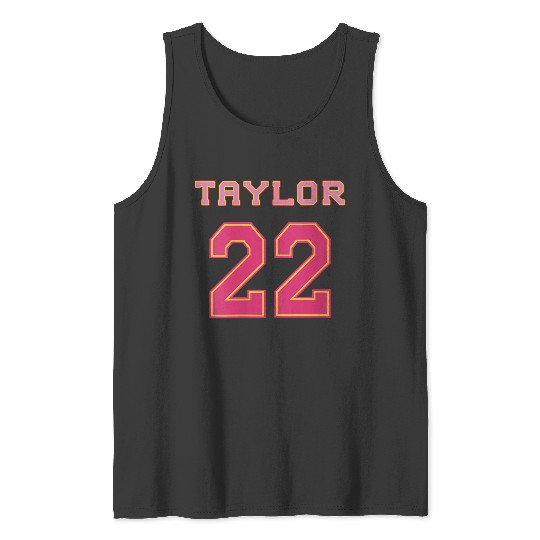 Discover Womens First Name Taylor Pink Numbers Taylor 22 For Kids Boys Girls Gifts  Tank Tops