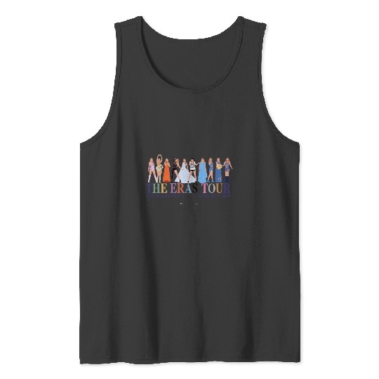 Discover Eras Tour Outfits - Los Angeles Night 6 Sticker Tank Tops