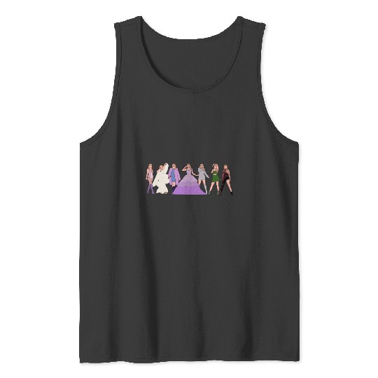 Discover Taylor  Eras Tour Sticker Tank Tops