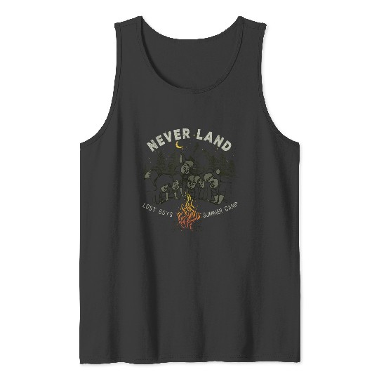 disneys Peter Pan Lost Boys Neverland Summer Camp Tank Tops