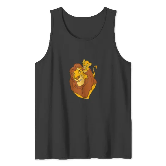 Disney The Lion King Simba and Mufasa Father and Son 3524 Tank Tops