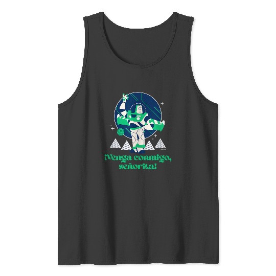 disneys And Pixars Toy Story Buzz Lightyear Spanish Mode Tank Tops