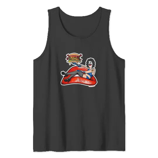 Dr Frankenburger Bobs Burgers Rocky Horror Parody Tank Tops