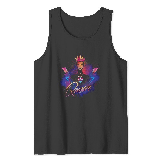 disneys Villains Evil Queen Rock Portrait Tank Tops