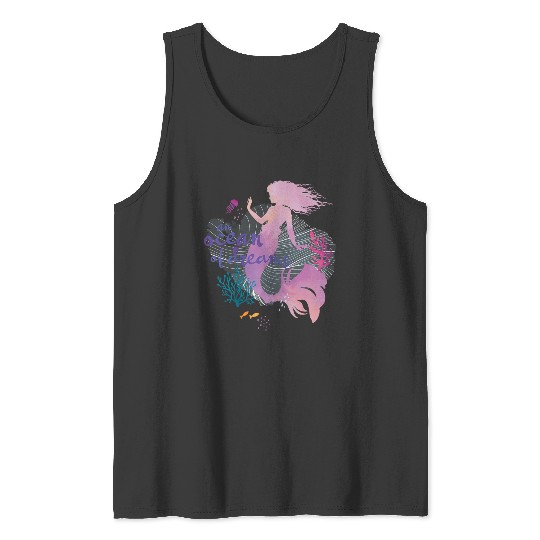 disneys The Little Mermaid An Ocean Of Dreams Silhouette Tank Tops