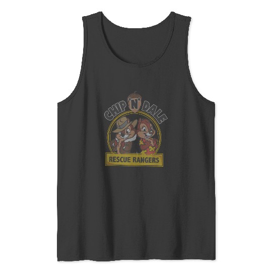 disneys Chip 'n' Dale Rescue Rangers Iconic Logo Tank Tops