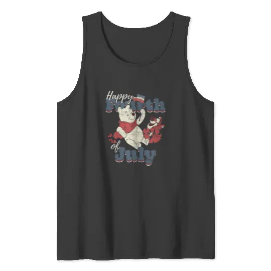 disneys Winnie The Pooh Happy 4th Of July Pooh And Tigger Tank Tops