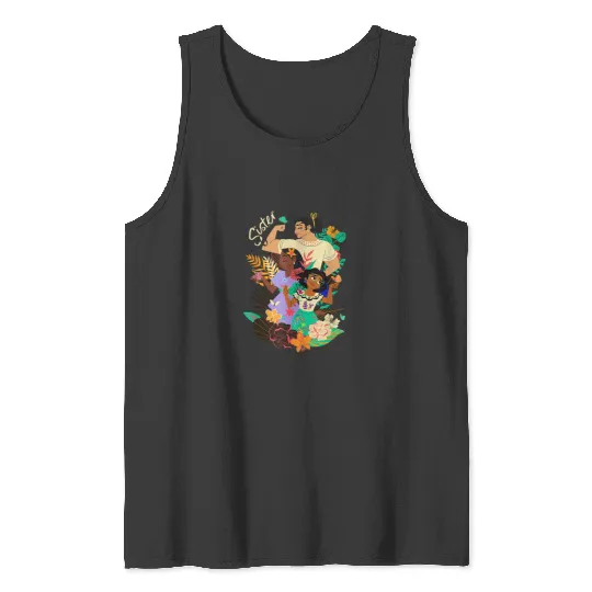 Disney Encanto Sister Goals Mirabel Luisa Isabel Tank Tops