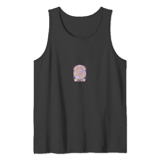 Disney Tangled Rapunzel Seventies Retro Poster Tank Tops
