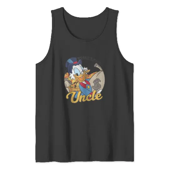 Disneys Ducktales Scrooge Mcduck World's Best Uncle Tank Tops
