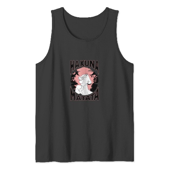 Disney The Lion King Hakuna Matata Sunset Simba 7106 Tank Tops