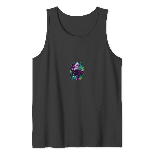 Disney The Little Mermaid Ursula Sea Witch Painting Tank Tops
