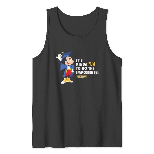 Disney Mickey Mouse Graduation New Grad Do The Impossible gifts trends Tank Tops