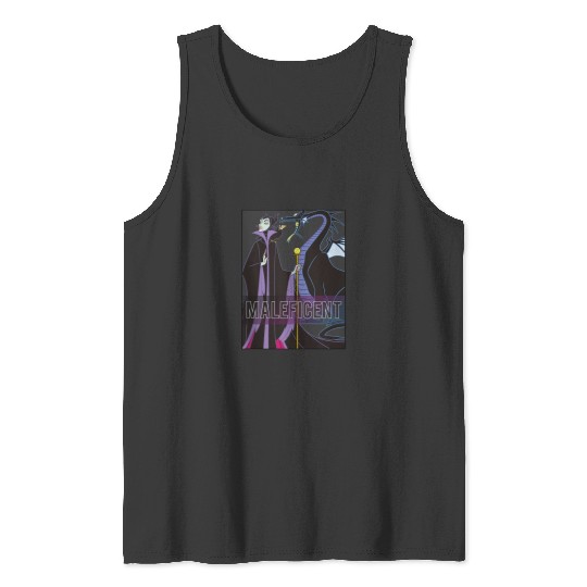 Disney Villains Classic Maleficent Panel Tank Tops