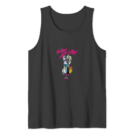 Disney Villains Cruella Slay All Day Tank Tops