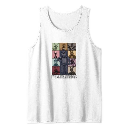 Five Nights At Freddys Eras Tour Tank Tops