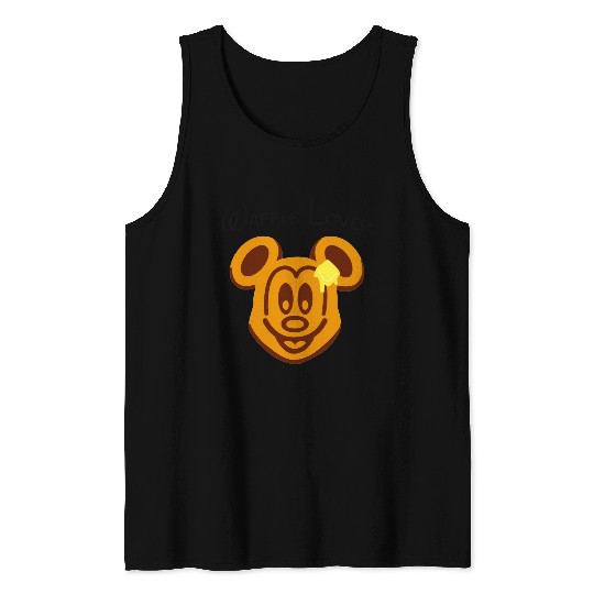 Waffle Mouse Tank Tops, Mickey Waffle Lover Tank Tops, Disney Epcot Tank Tops