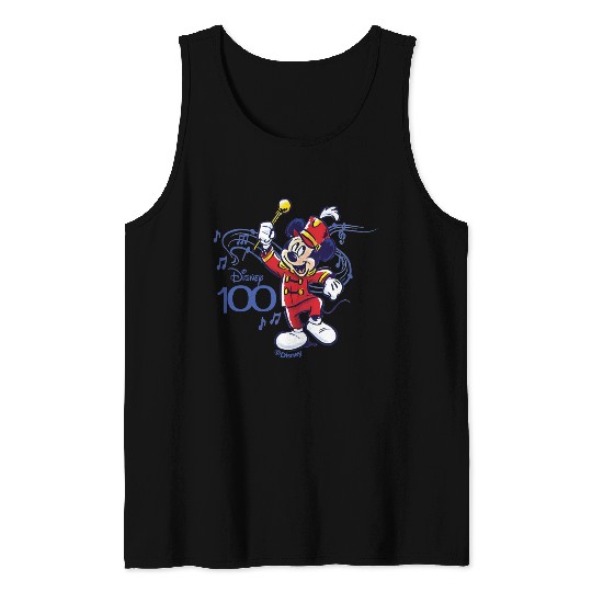 Disney 100 Mickey Mouse Marching Band Leader D100 Tank Tops